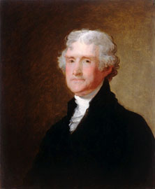 Stuart Portrait of T Jefferson